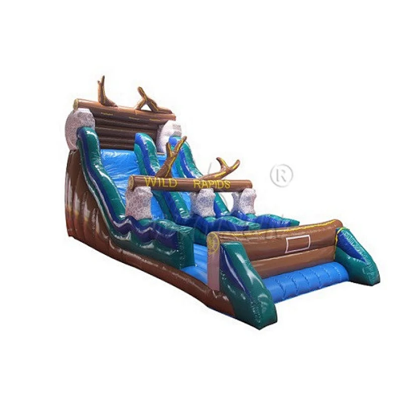 Inflatable Wild Rapids Slide