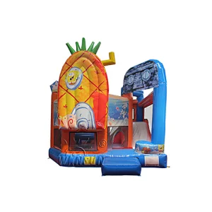 Inflatable Obstacle Course N Slide Combo