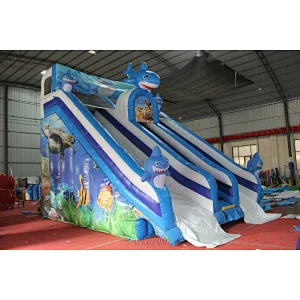 Ocean shark themed water slide