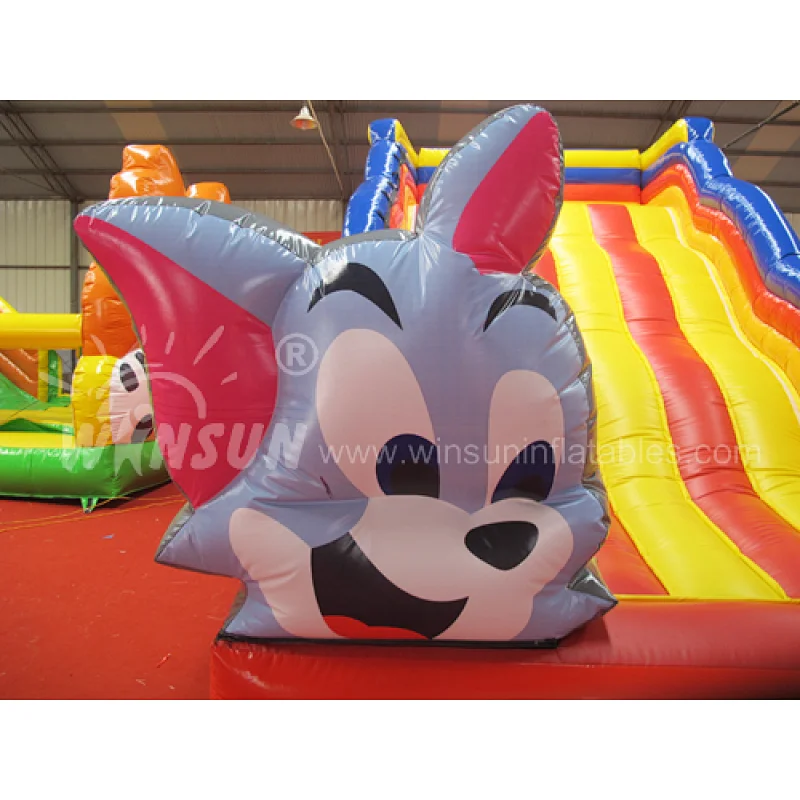 Inflatable slide