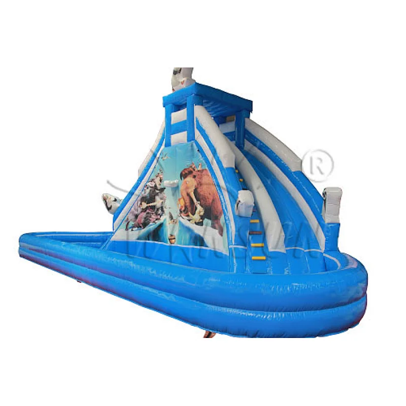 Ice Age inflatable water slide