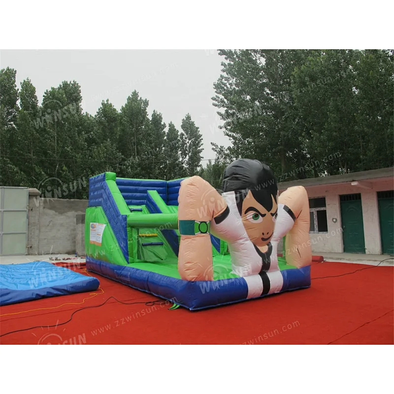 Inflatable slide