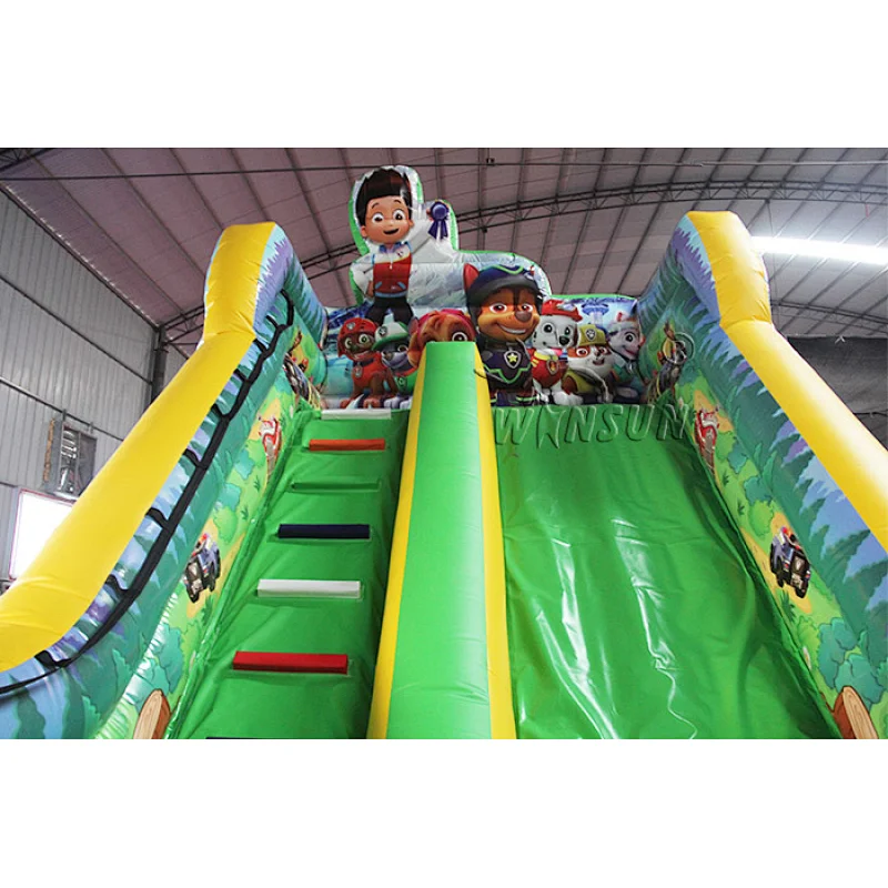 Inflatable slide