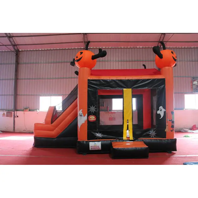 Halloween theme pumpkin grimace trampoline