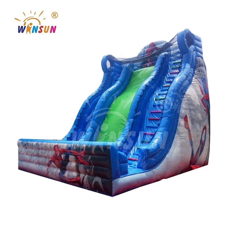 Spider-man inflatable slide