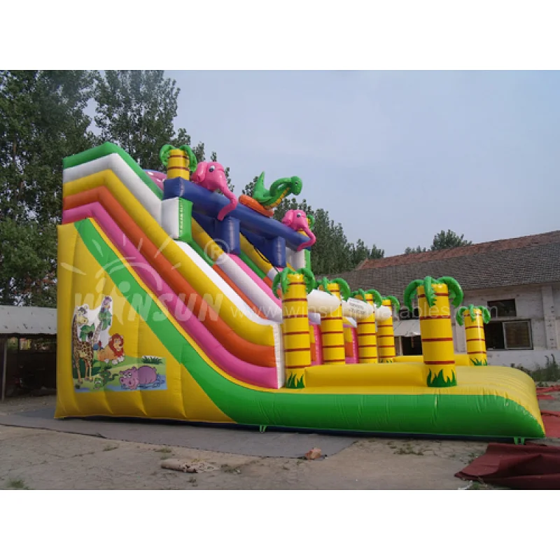 Inflatable slide