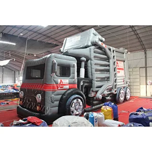 Inflatable Garbage Truck Slide