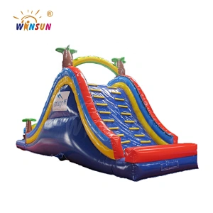Inflatable water slide