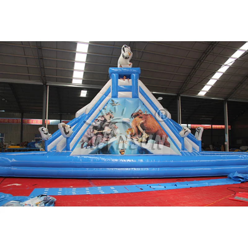 Ice Age inflatable water slide