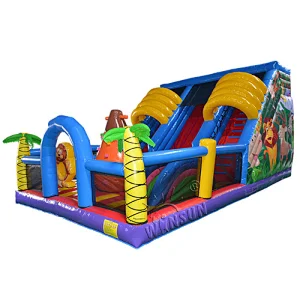 Inflatable Combo Jungle Slide