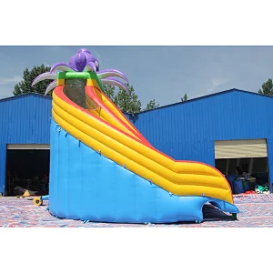 Octopus Inflatable water slide