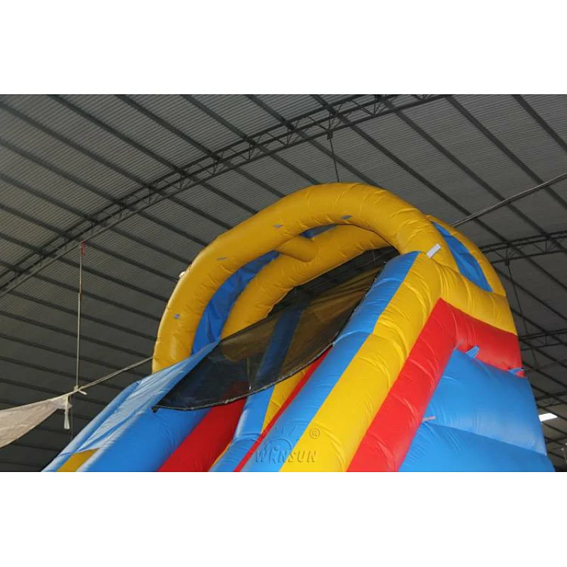 Inflatable Dry N Wet Slide with pool