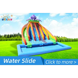 Octopus Inflatable water slide