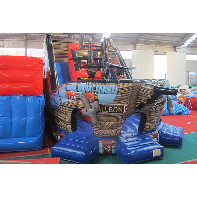 Pirate Ship Inflatable Slide