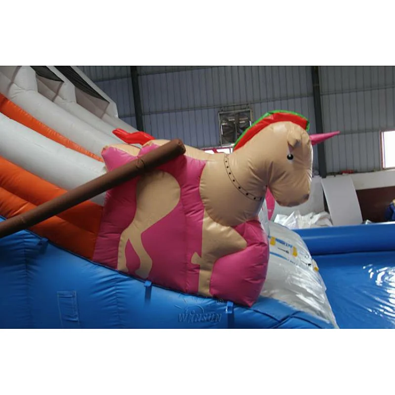 Inflatable Water Slide with airtight pool