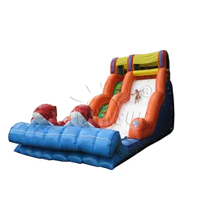 Inflatable water slide