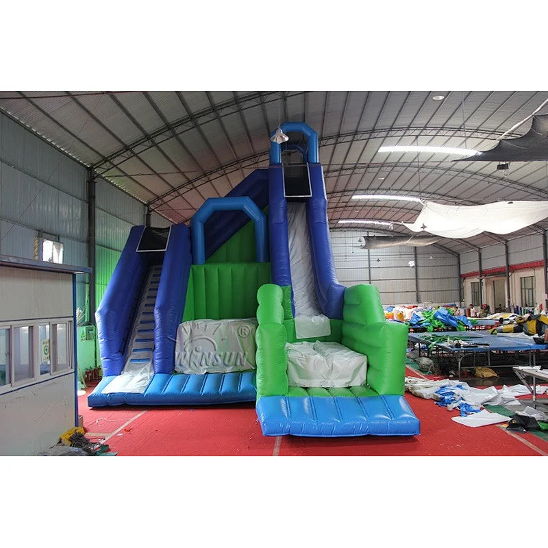 Inflatable stunt Jump with Slide