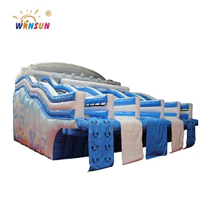 Inflatable water slide