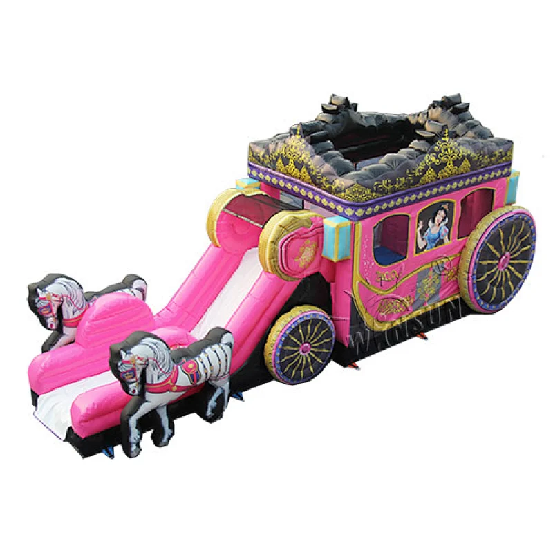 Inflatable Carriage Combo Slide
