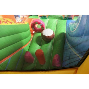 Hawaii themed inflatable combo