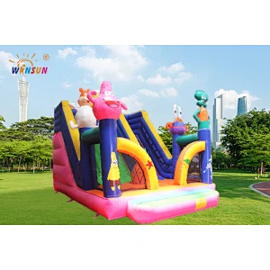 Inflatable combo SpongeBob trampoline