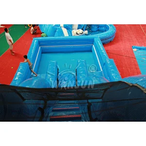 Ocean inflatable water slide