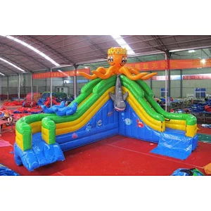 Octopus Inflatable Water Slide
