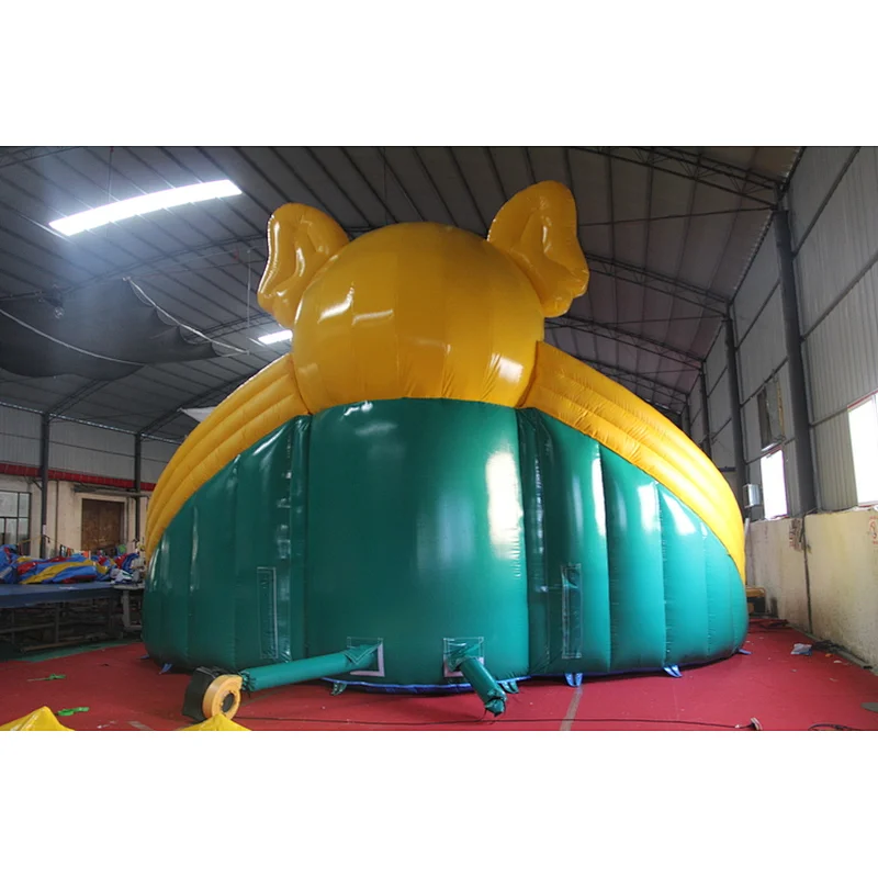 Elephant Water Slide W Inflatable Pool