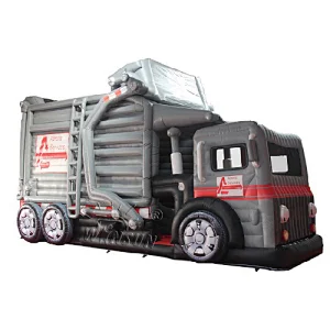 Inflatable Garbage Truck Slide