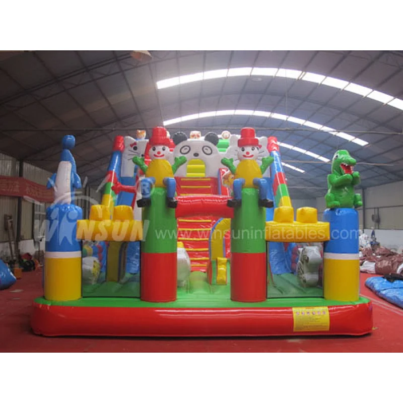 Inflatable slide
