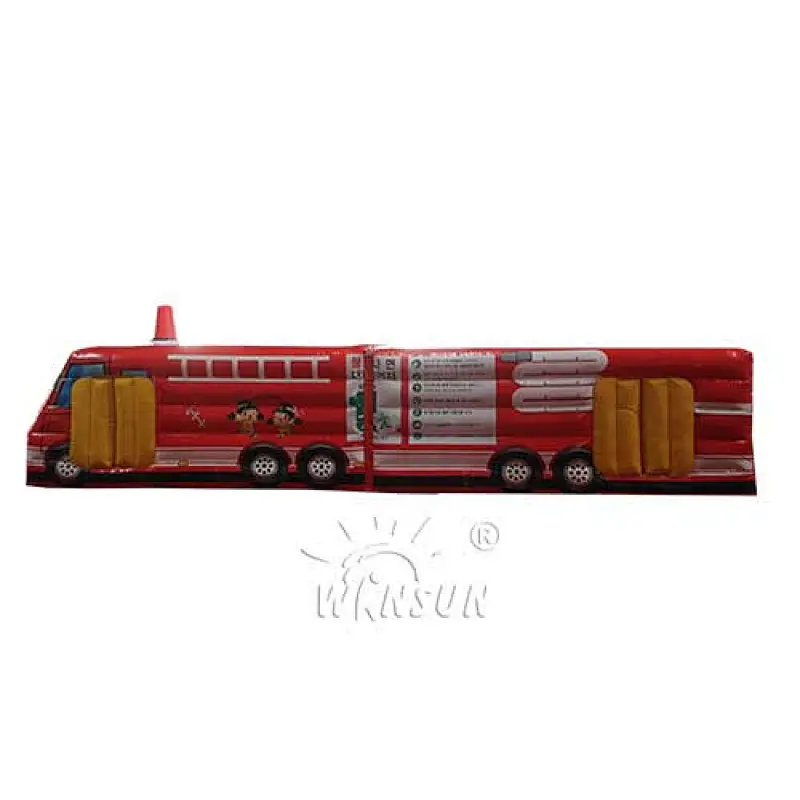 Inflatable Fire Truck Obstacle Course