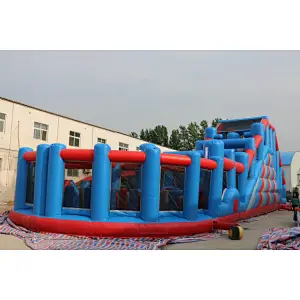 Giant inflatable obstacle course