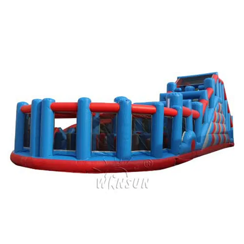 Giant inflatable obstacle course