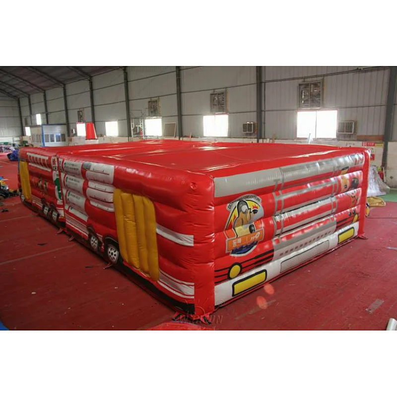 Inflatable Fire Truck Obstacle Course