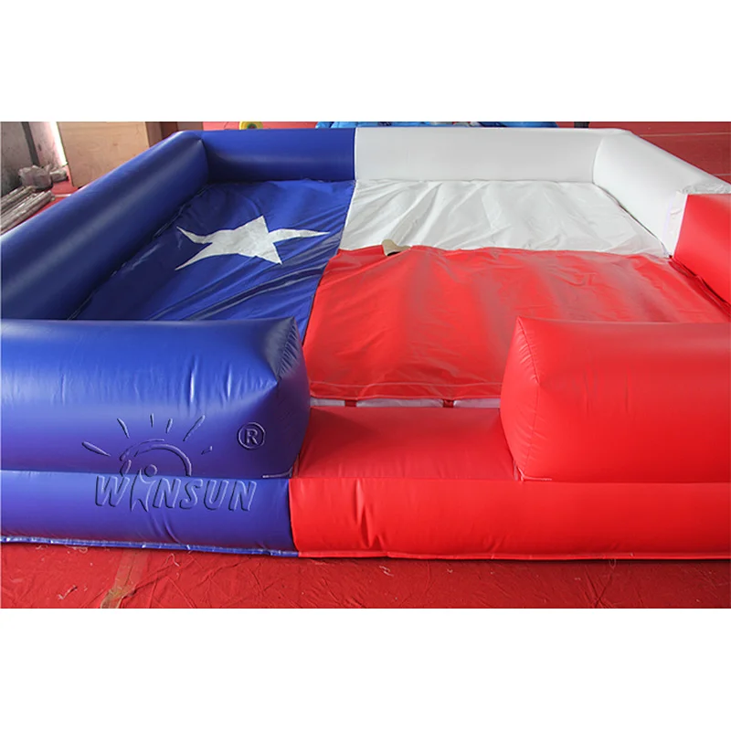 Square Jumping Mat of Bull Ride Game