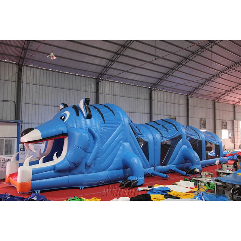 Inflatable Tiger Obstacle Course