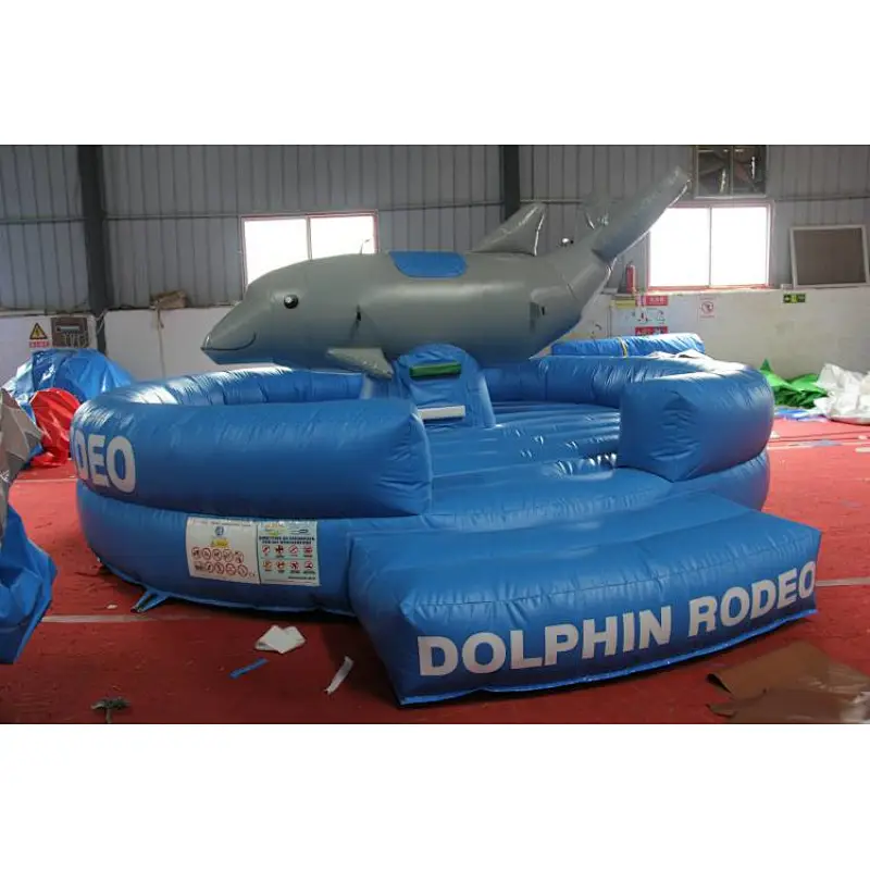 Inflatable Dolphin Rodeo Game