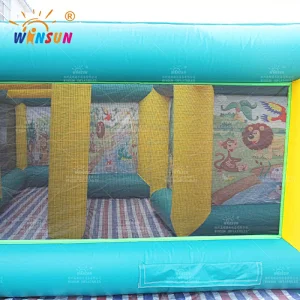Jungle Theme Inflatable Maze