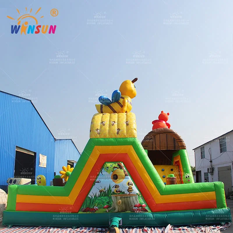 Inflatable Obstacle Course with U structure