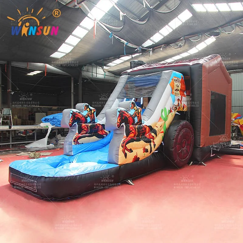 Hangout Inflatable Jumping House with Slide
