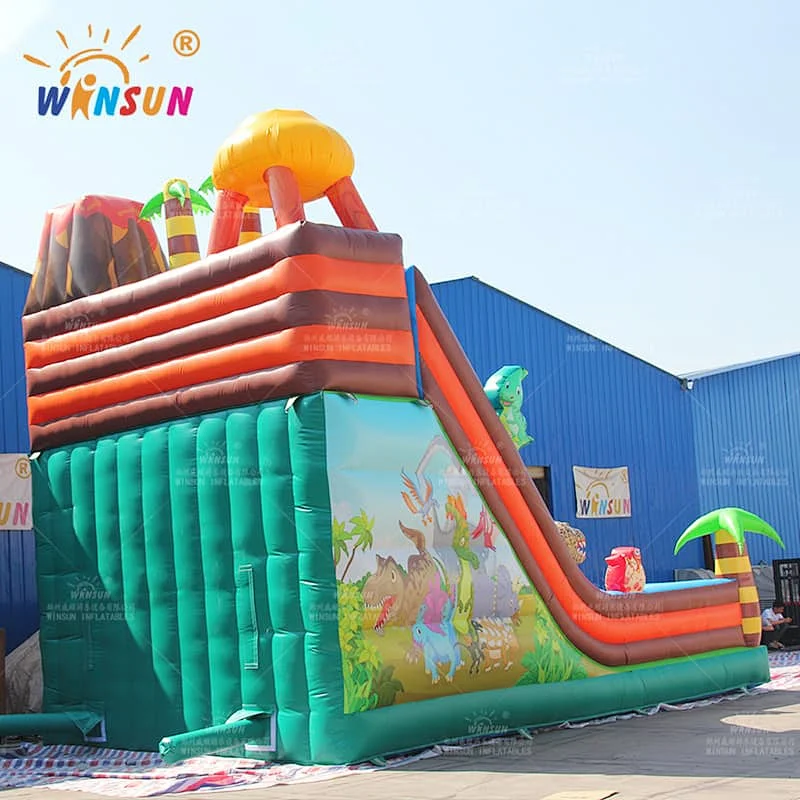 Commercial Dinosaur Theme Inflatable Slide