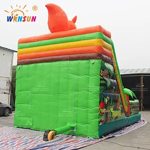 Commercial Inflatable Slide with squirrel theme
