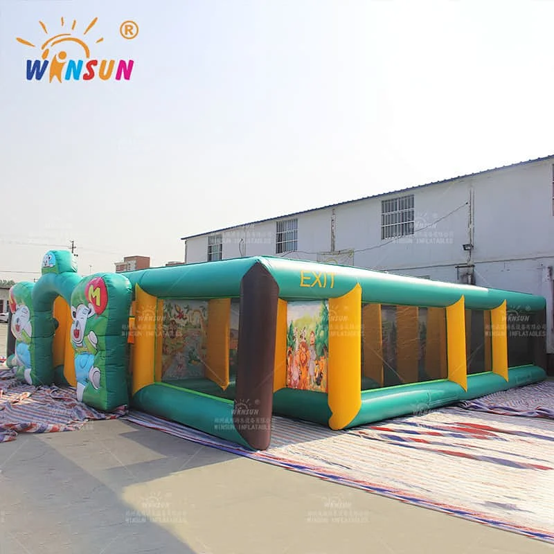 Jungle Theme Inflatable Maze