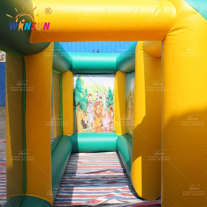 Jungle Theme Inflatable Maze