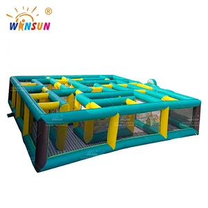 Jungle Theme Inflatable Maze