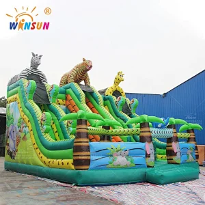 Jungle Animals Inflatable Playground