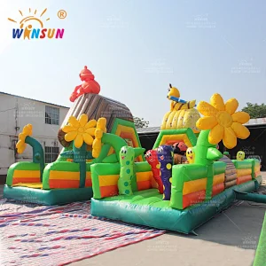 Inflatable Obstacle Course with U structure