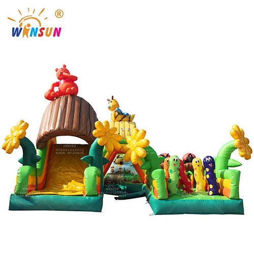 Inflatable Obstacle Course with U structure