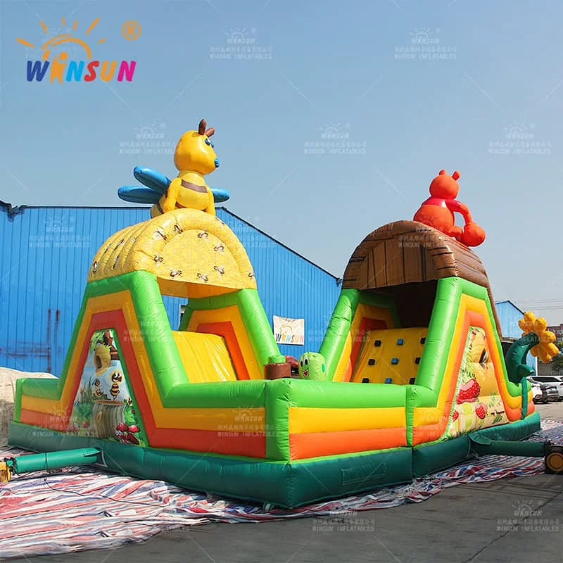 Inflatable Obstacle Course with U structure