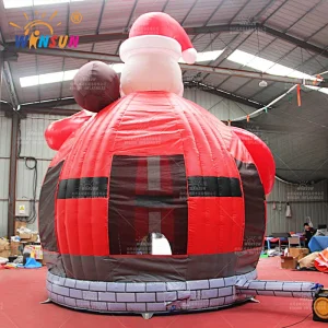 Inflatable Santa Bounce House